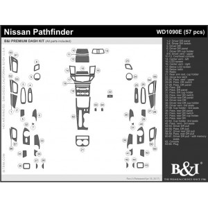 Dash Trim Kit for NISSAN...
