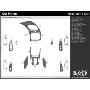 Dash Trim Kit for KIA FORTE