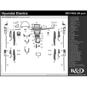 Dash Trim Kit for HYUNDAI...