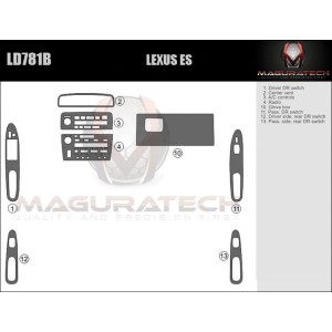 Dash Trim Kit for LEXUS ES