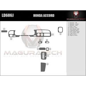 Dash Trim Kit for HONDA ACCORD