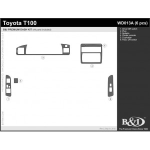 Dash Trim Kit for TOYOTA T100