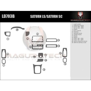 Dash Trim Kit for SATURN SC